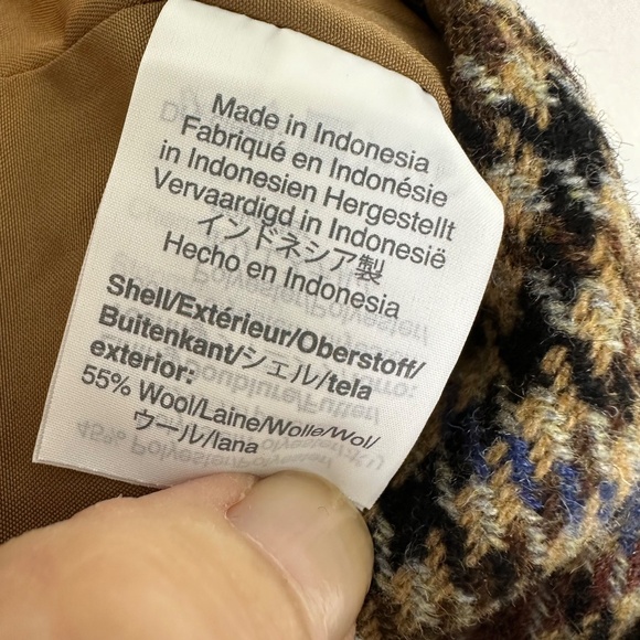 J. Crew Houndstooth Skirt in Brown and Black - Picture 4 of 6